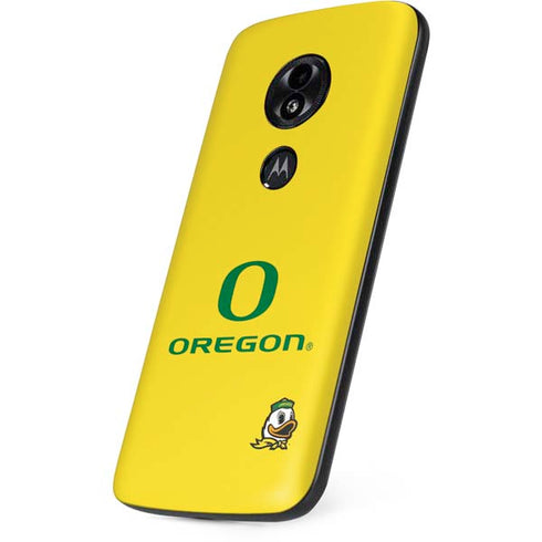 University of Oregon Ducks Green Gradient Moto E5 Play Skin