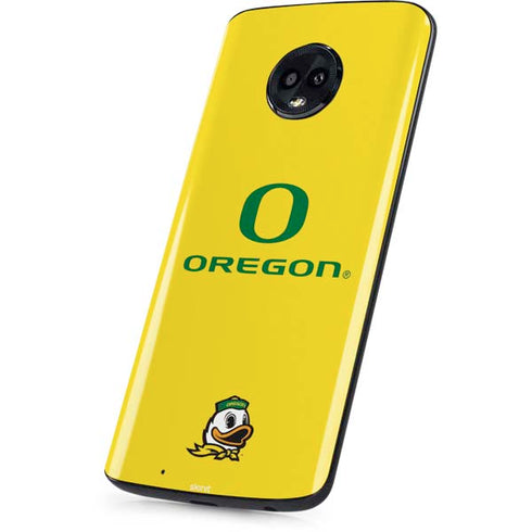 University of Oregon Ducks Green Gradient Moto G6 Skin