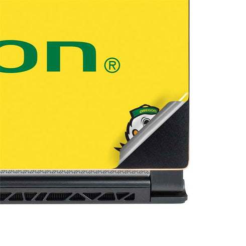 University of Oregon Ducks Green Gradient MSI GS65 Stealth Laptop Skin