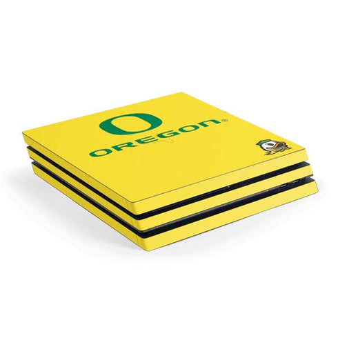 University of Oregon Ducks Green Gradient PS4 Pro Console Skin