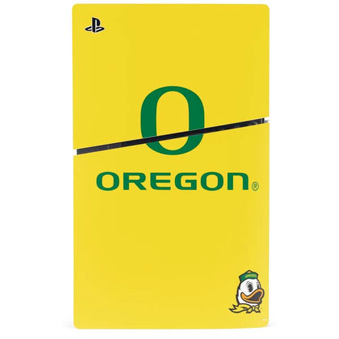 University of Oregon Ducks Green Gradient PS5 Slim Disk Bundle Skin