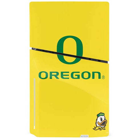 University of Oregon Ducks Green Gradient PS5 Slim Disk Bundle Skin