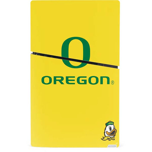 University of Oregon Ducks Green Gradient PS5 Slim Digital Edition Bundle Skin