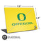 University of Oregon Ducks Green Gradient Universal Laptop 12in (9.8 x 6.8in) Skin