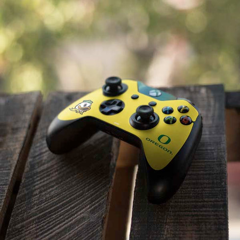 University of Oregon Ducks Green Gradient Xbox One Controller Skin