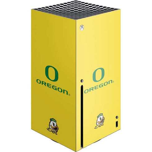 University of Oregon Ducks Green Gradient Xbox Series X Console Skin