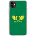 University of Oregon Ducks Green iPhone 11 Clear Case