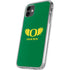 University of Oregon Ducks Green iPhone 11 Clear Case