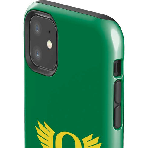 University of Oregon Ducks Green iPhone 11 Impact Case