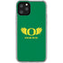 University of Oregon Ducks Green iPhone 11 Pro Clear Case