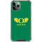 University of Oregon Ducks Green iPhone 11 Pro Max Clear Case