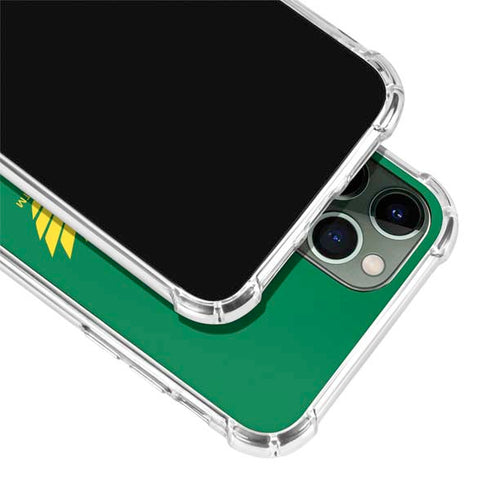 University of Oregon Ducks Green iPhone 11 Pro Max Clear Case