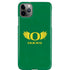 University of Oregon Ducks Green iPhone 11 Pro Max Lite Case
