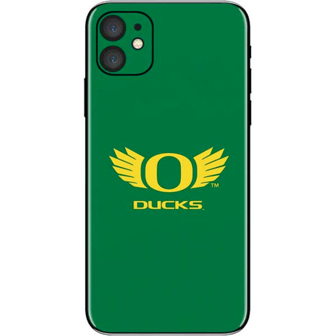 University of Oregon Ducks Green iPhone 11 Skin