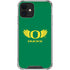 University of Oregon Ducks Green iPhone 12 Mini Clear Case