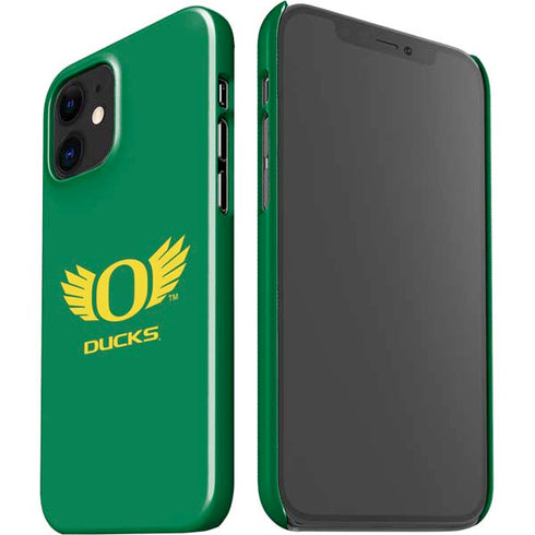 University of Oregon Ducks Green iPhone 12 Mini Lite Case