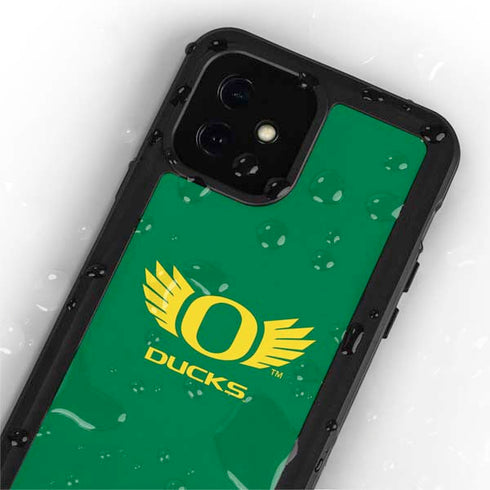 University of Oregon Ducks Green iPhone 12 Mini Waterproof Case