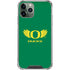University of Oregon Ducks Green iPhone 12 Pro Clear Case