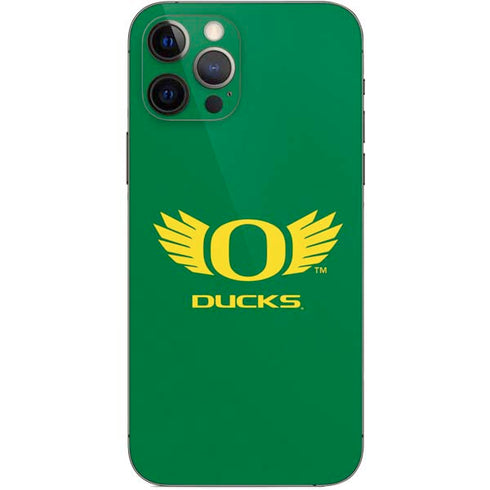 University of Oregon Ducks Green iPhone 12 Pro Skin
