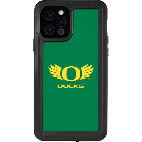 University of Oregon Ducks Green iPhone 12 Pro Waterproof Case