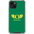 University of Oregon Ducks Green iPhone 13 Mini Clear Case