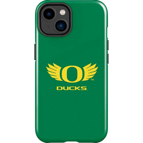 University of Oregon Ducks Green iPhone 14 Plus Impact Case