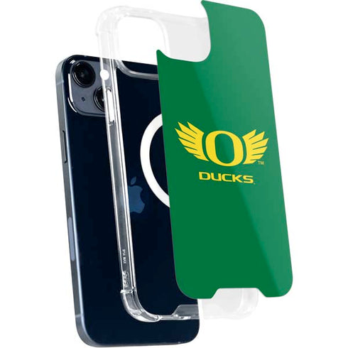 University of Oregon Ducks Green iPhone 15 Plus MagSafe Case