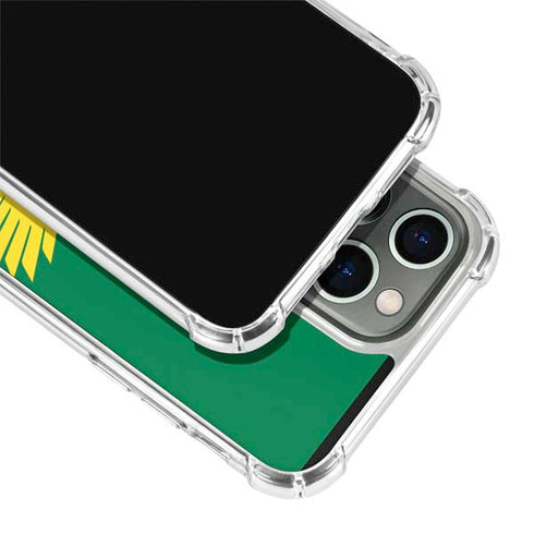University of Oregon Ducks Green iPhone 15 Pro Clear Case