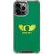 University of Oregon Ducks Green iPhone 14 Pro Max Clear Case