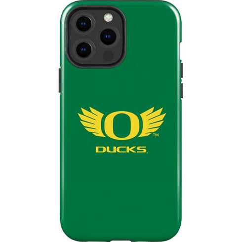 University of Oregon Ducks Green iPhone 15 Pro Max Impact Case