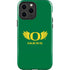 University of Oregon Ducks Green iPhone 15 Pro Max Impact Case
