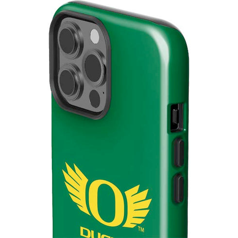 University of Oregon Ducks Green iPhone 15 Pro Max Impact Case
