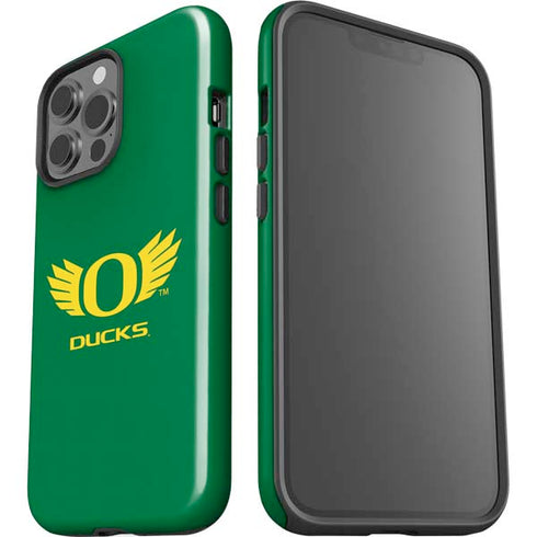 University of Oregon Ducks Green iPhone 15 Pro Max Impact Case
