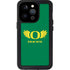 University of Oregon Ducks Green iPhone 14 Pro Waterproof Case
