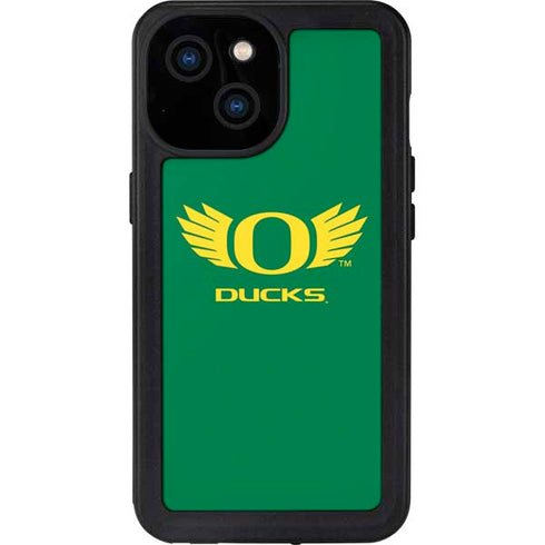 University of Oregon Ducks Green iPhone 15 Waterproof Case