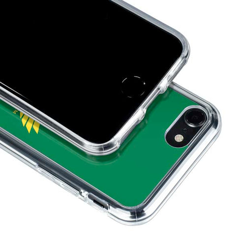 University of Oregon Ducks Green iPhone SE (2nd & 3rd Gen) Clear Case