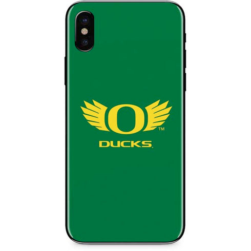 University of Oregon Ducks Green iPhone XS Skin