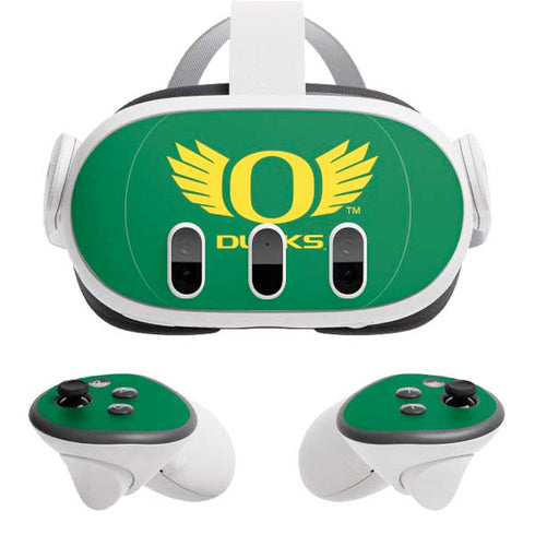 University of Oregon Ducks Green Meta Quest 3 Skin