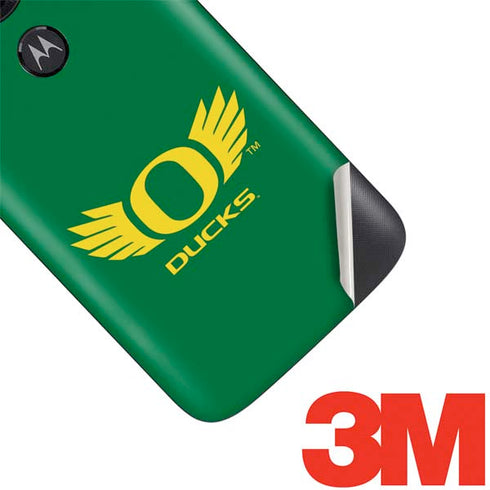 University of Oregon Ducks Green Moto E5 Play Skin