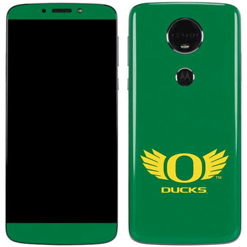 University of Oregon Ducks Green Moto E5 Plus Skin