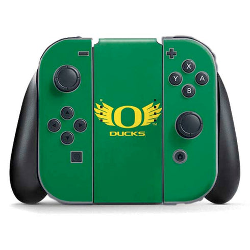 University of Oregon Ducks Green Nintendo Switch (2017-2021) Joy-Con Controller Skin