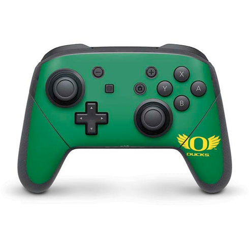 University of Oregon Ducks Green Nintendo Switch Pro Controller Skin