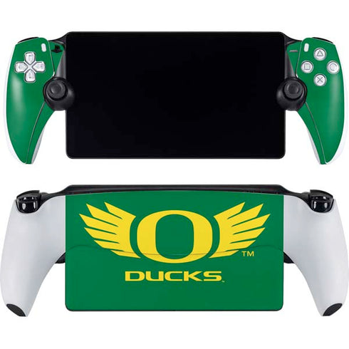 University of Oregon Ducks Green PlayStation Portal Remote Player Skin