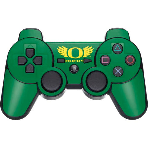 University of Oregon Ducks Green PS3 Dual Shock wireless controller Skin