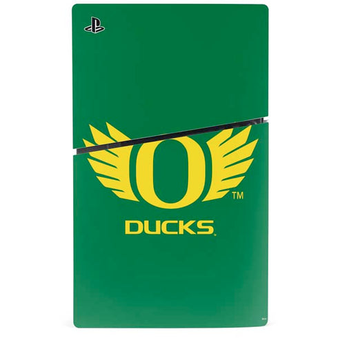 University of Oregon Ducks Green PS5 Slim Digital Edition Console Skin
