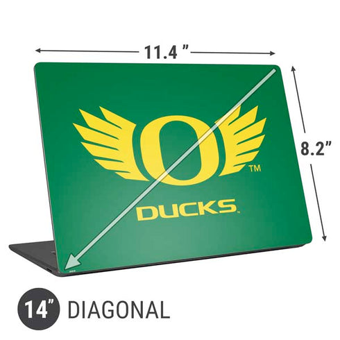 University of Oregon Ducks Green Universal Laptop 14in (11.4 x 8.2in) Skin