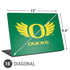 University of Oregon Ducks Green Universal Laptop 16in (13 x 9.4in) Skin