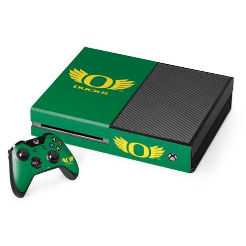 University of Oregon Ducks Green Xbox One Console and Controller Bundle Skin