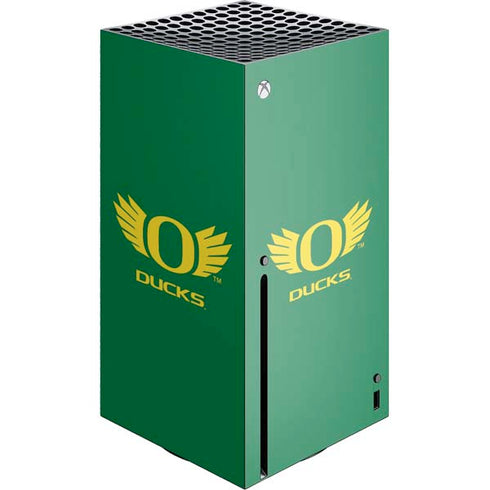 University of Oregon Ducks Green Xbox Series X Console Skin