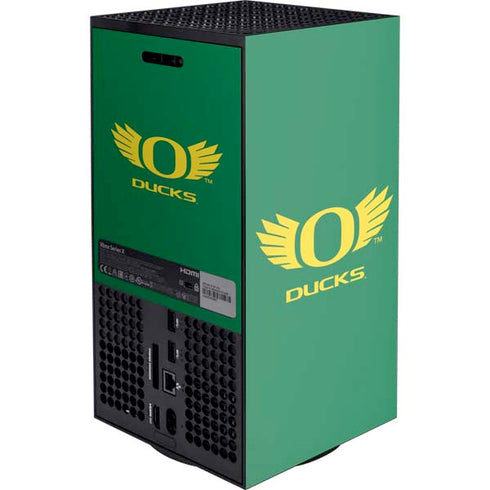 University of Oregon Ducks Green Xbox Series X Console Skin